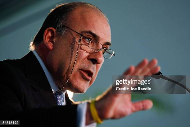 Muhtar Kent, President and CEO, The Coca-Cola Company, speaks during the Global Business Forum on the University of Miami campus January 16, 2009 in...