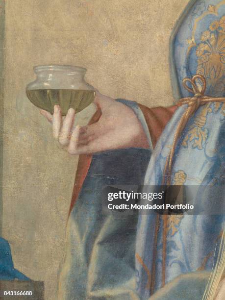 Italy, Veneto, Venice, San Zaccaria Church. Detail. Saint Lucy