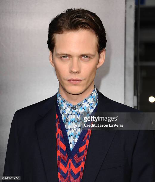 Actor Bill Skarsgard attends the premiere of "It" at TCL Chinese Theatre on September 5, 2017 in Hollywood, California.