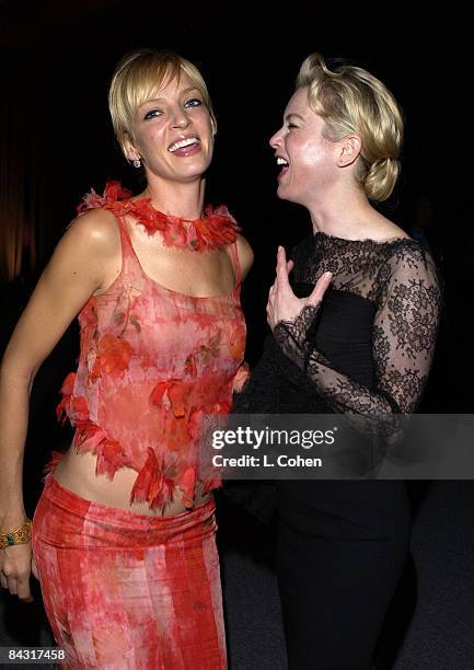 Uma Thurman and Renee Zellweger