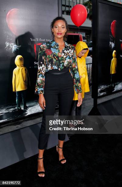 Kylie Bunbury attends the premiere of 'It' at TCL Chinese Theatre on September 5, 2017 in Hollywood, California.