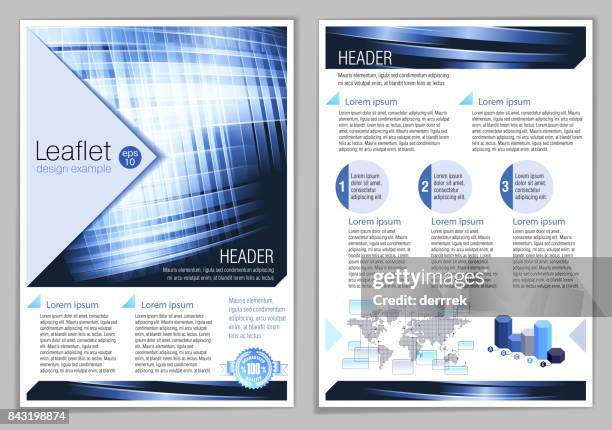 leaflet design example. - kontrol magazine presents blue kimbles media watch party stock illustrations