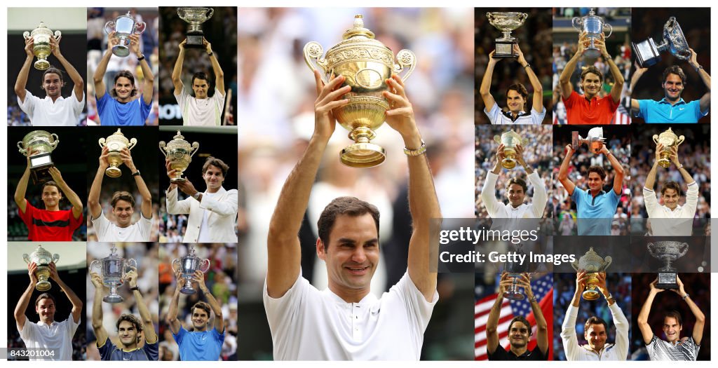 Roger Federer's 19 Grand Slams
