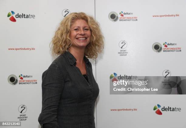 Alyson Rudd during the Deltatre Sport Industry Breakfast Club at the BT Centre on September 6, 2017 in London, England.