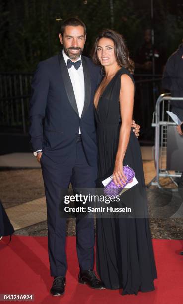 Jessica Lemarie and Robert Pires attend the GQ Men Of The Year Awards at Tate Modern on September 5, 2017 in London, England.