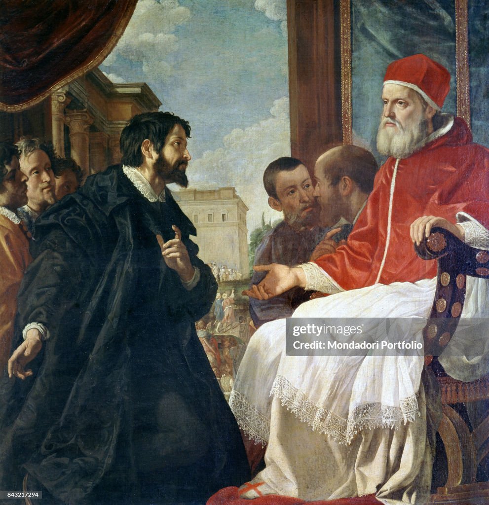 Michelangelo and Pope Julius II (Michelangelo a Bologna si presenta a Giulio II)