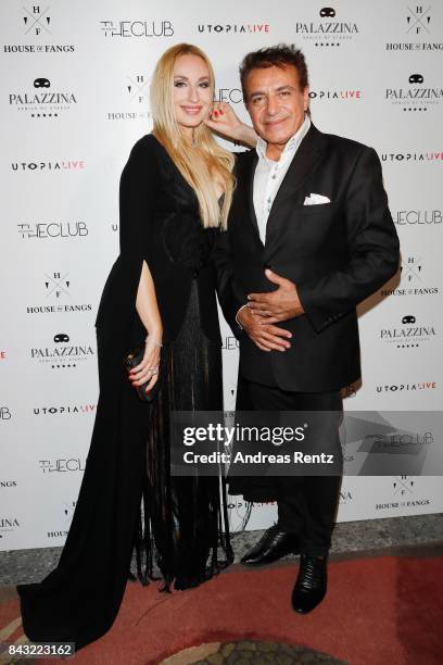 Princess Elna Margret zu Bentheim and Steven Nia attend 'A Royal Affair' reception during the 74th Venice Film Festival at Pallazina G on September...