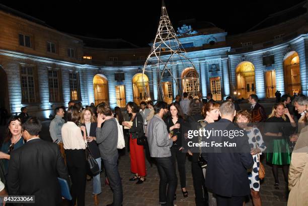 General view of atmosphere during The Art De La Matiere AD Interieurs 2017 Preview at Hotel de La Monnaie on September 5, 2017 in Paris, France.