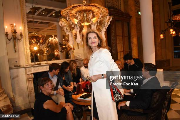 Cyrielle Claire attends The Art De La Matiere AD Interieurs 2017 Preview at Hotel de La Monnaie on September 5, 2017 in Paris, France.