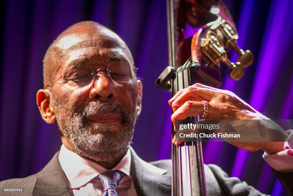 Ron Carter American Jazz musician Ron Carter plays upright bass, as he performs ...