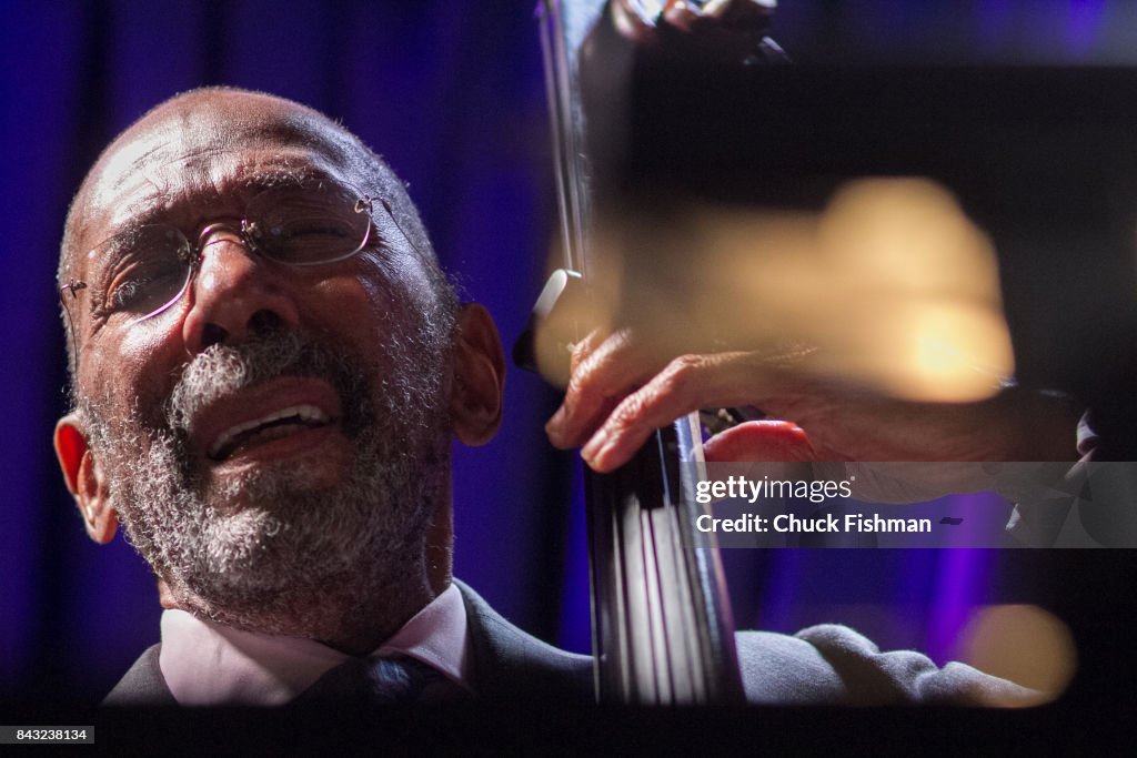 Ron Carter American Jazz musician Ron Carter plays upright bass, as he performs ...