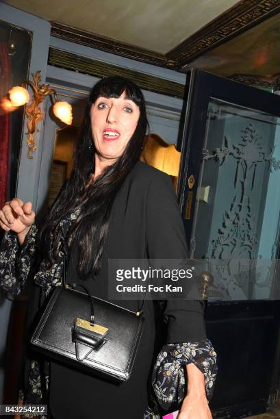 Rossy de Palma attends a private dinner during The Art De La Matiere AD Interieurs 2017 After Cocktail Dinner at La Perouse on September 5, 2017 in...