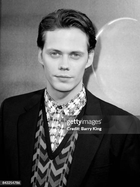 Actor Bill Skarsgard attends the premiere of Warner Bros. Pictures and New Line Cinemas' 'It' at TCL Chinese Theatre on September 5, 2017 in...