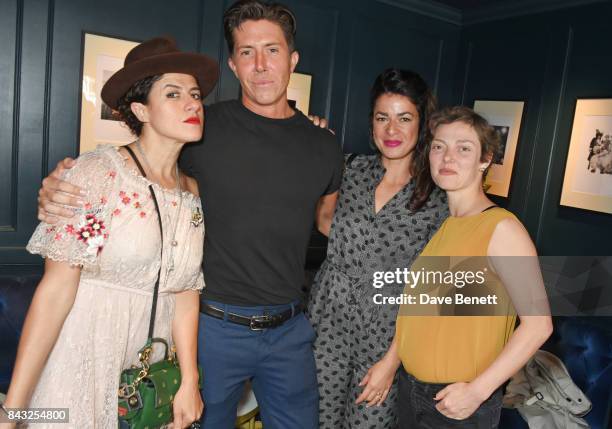 Diana Gomez, Ben Charles Edwards, Nadia Doherty and Camilla Rutherford attend a private breakfast hosted by Azzi Glasser to launch of new fragrance...