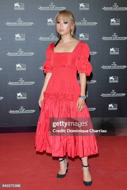 Margaret Zhang arrives for the Jaeger-LeCoultre Gala Dinner during the 74th Venice International Film Festival at Arsenale on September 5, 2017 in...