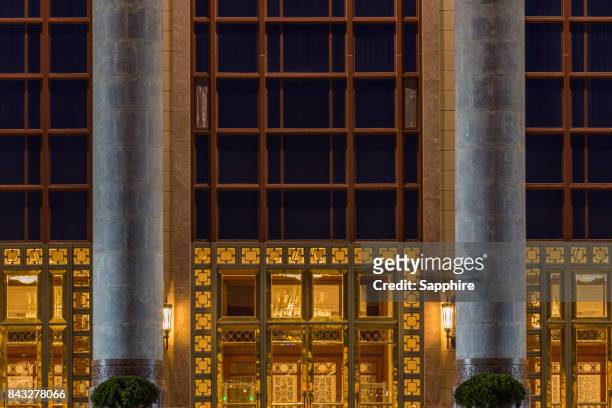 the great hall of the people,beijing,china - great hall of the people stock pictures, royalty-free photos & images