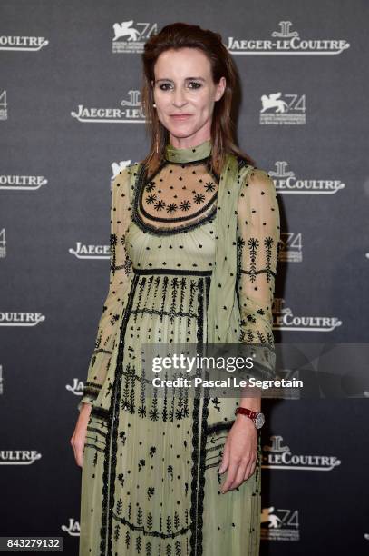 Amanda Shadforth arrives for the Jaeger-LeCoultre Gala Dinner during the 74th Venice International Film Festival at Arsenale on September 5, 2017 in...