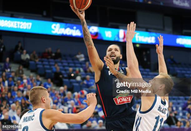 Evan Fournier of France during the FIBA Eurobasket 2017 Group A match between Slovenia and France on September 6, 2017 in Helsinki, Finland.