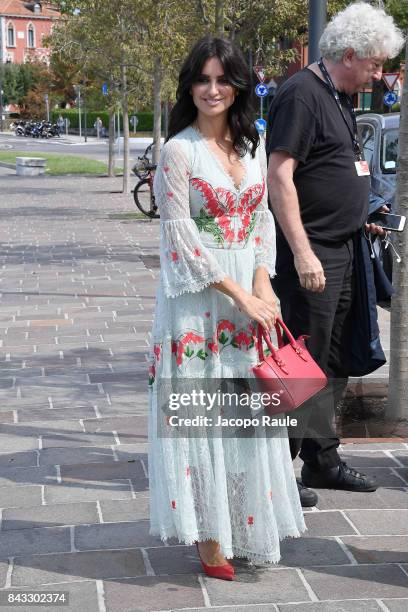 Penelope Cruz is seen during the 74th Venice Film Festival on September 6, 2017 in Venice, Italy.