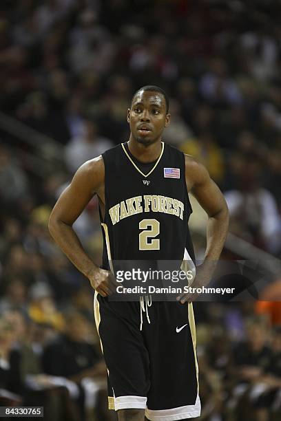 Wake Forest Gary Clark during game vs Boston College. Chestnut Hill, MA 1/14/2009 CREDIT: Damian Strohmeyer