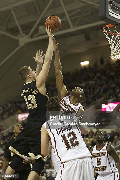 Wake Forest Chas McFarland in action, shot vs Boston College. Chestnut Hill, MA 1/14/2009 CREDIT: Damian Strohmeyer