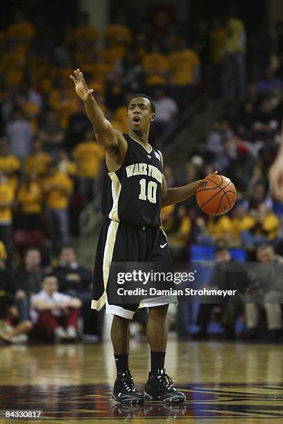 Wake Forest Ishmael Smith in action vs Boston College. Chestnut Hill, MA 1/14/2009 CREDIT: Damian Strohmeyer