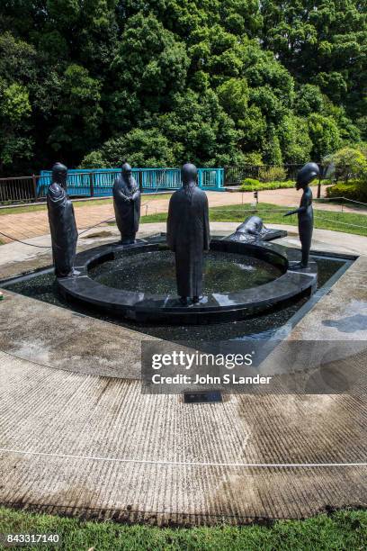 Philosopher Statues at Tetsugakaudo Philosophy Park - At first, the Philosophy Park just appears to be a rather large and pleasant expanse of...