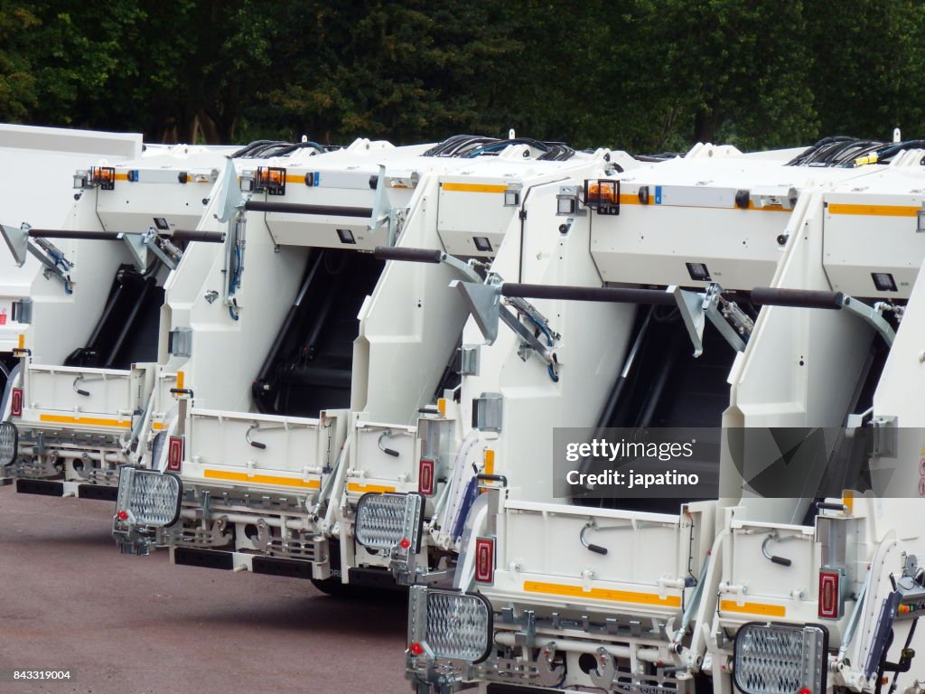 Garbage trucks