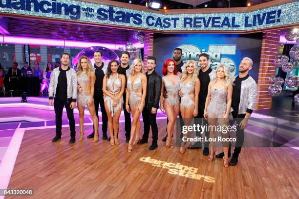 The cast of Season 25 of "Dancing with the Stars," are announced live on "Good Morning America," Wednesday, September 6, 2017 on the Walt Disney...
