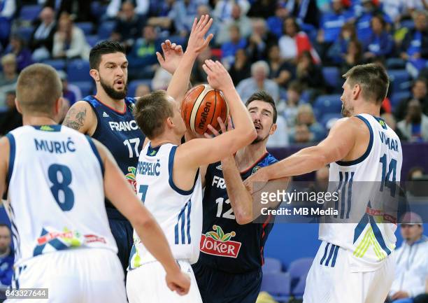 Nando De Colo of France during the FIBA Eurobasket 2017 Group A match between Slovenia and France on September 6, 2017 in Helsinki, Finland.