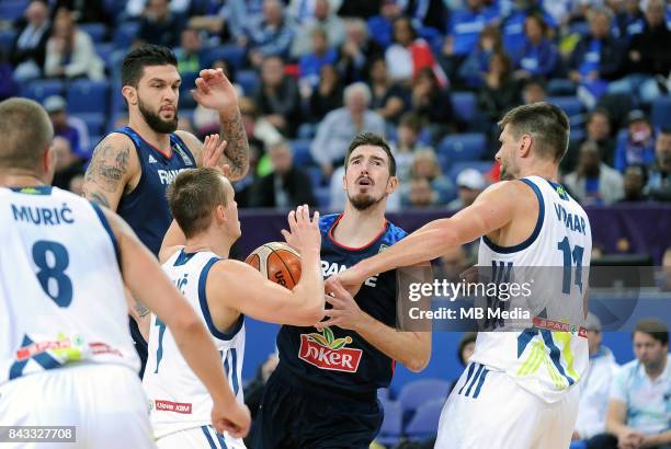 Nando De Colo of France during the FIBA Eurobasket 2017 Group A match between Slovenia and France on September 6, 2017 in Helsinki, Finland.