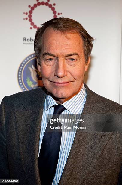 Charlie Rose at the celebration to honor the Inauguration of Barack Obama at Cafe Milano on January 16, 2009 in Washington, DC.