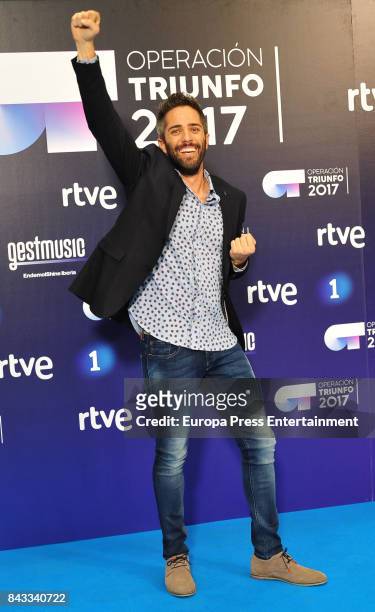 Roberto Leal attends 'Operacion Triunfo' photocall during the FesTVal 2017 on September 5, 2017 in Vitoria-Gasteiz, Spain.