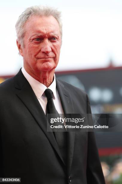 Bryan Brown walks the red carpet ahead of the 'Sweet Country' screening during the 74th Venice Film Festival at Sala Grande on September 6, 2017 in...