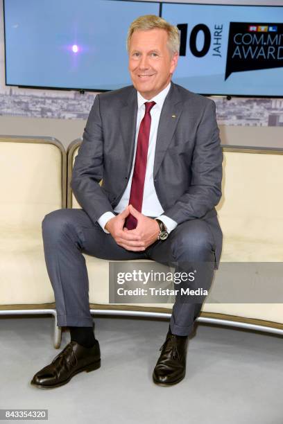 Christian Wulff attends the 'RTL Com.mit' Award 2017 at Internationale Funkausstellung on September 6, 2017 in Berlin, Germany.