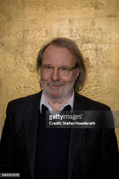 Benny Andersson poses for a photo during Universal Inside 2017 organized by Universal Music Group at Mercedes-Benz Arena on September 6, 2017 in...
