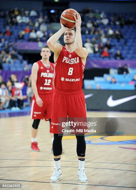 Przemyslaw Zamojski of Poland during the FIBA Eurobasket 2017 Group A match between Greece and Poland on September 6, 2017 in Helsinki, Finland.