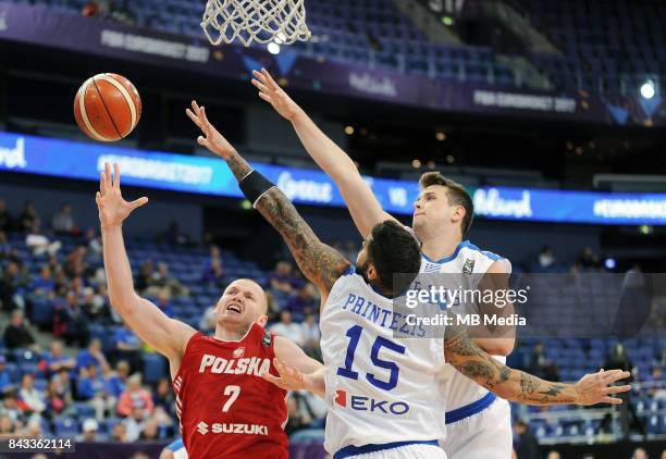 Damian Kulig of Poland during the FIBA Eurobasket 2017 Group A match between Greece and Poland on September 6, 2017 in Helsinki, Finland.