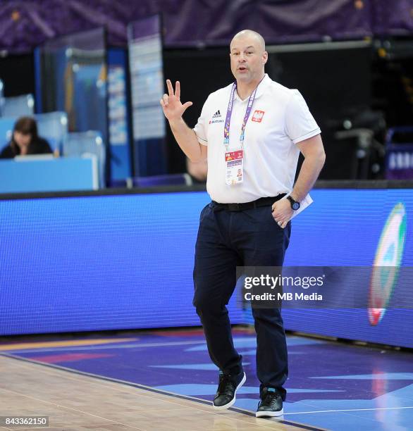 Mike Taylor Coach Poland during the FIBA Eurobasket 2017 Group A match between Greece and Poland on September 6, 2017 in Helsinki, Finland.