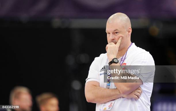 Mike Taylor Coach Poland during the FIBA Eurobasket 2017 Group A match between Greece and Poland on September 6, 2017 in Helsinki, Finland.