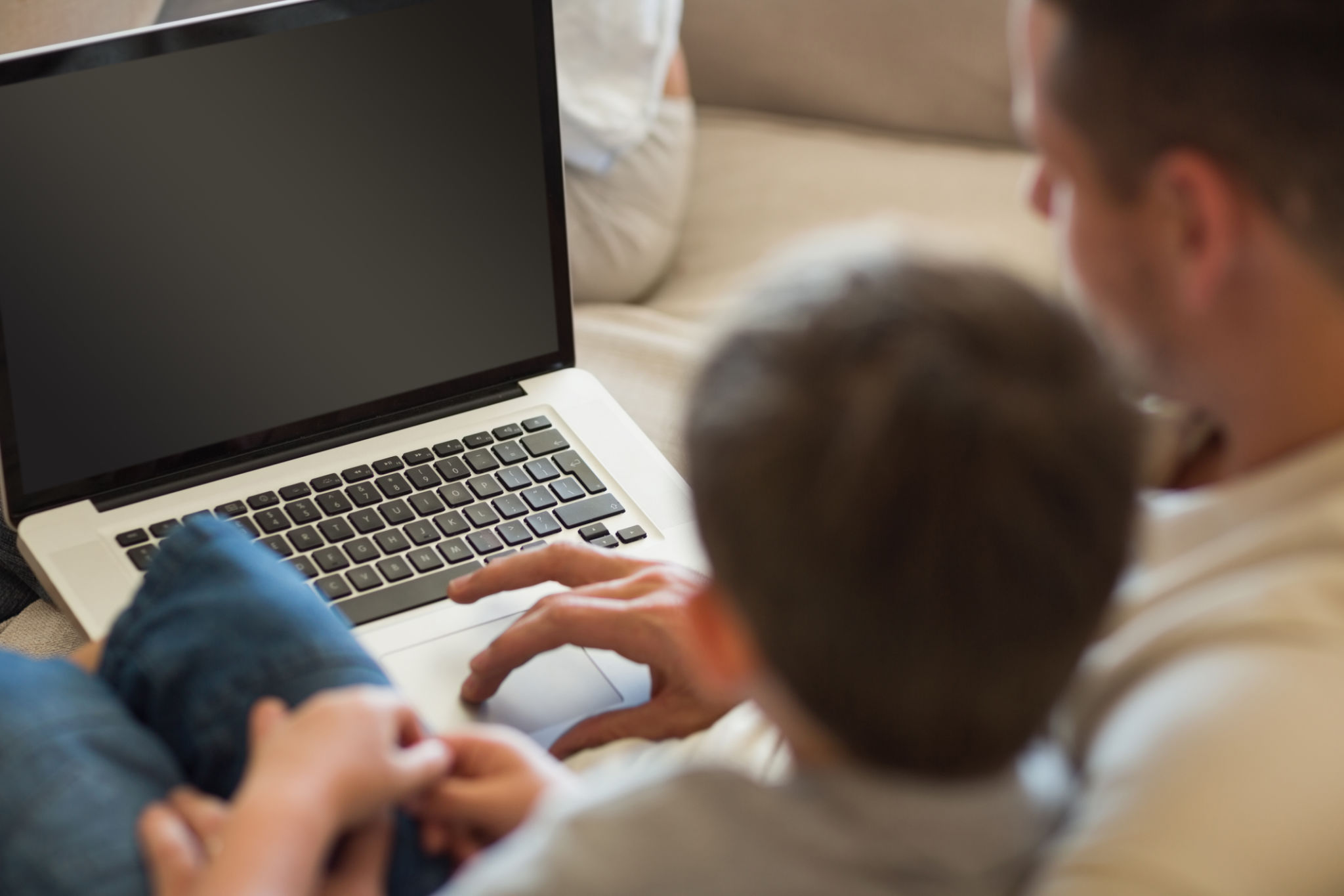 parents monitoring screen