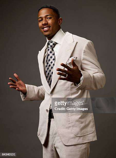 Actor Nick Cannon of the film "The Killing Room" poses for a portrait at the Film Lounge Media Center during the 2009 Sundance Film Festival on...