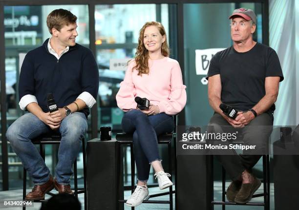 Actors Zachary Spicer, Wrenn Schmidt and John C. McGinley discuss their new movie "The Good Catholic" at Build Studio on September 6, 2017 in New...