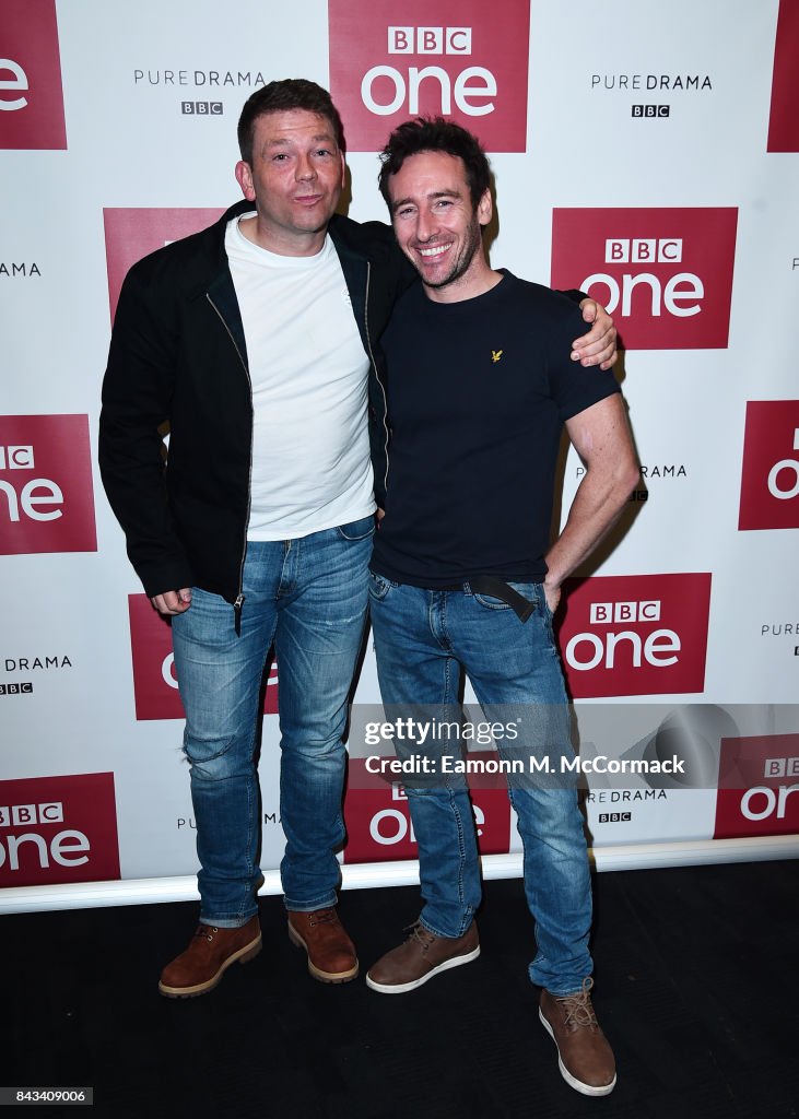 Actor Kevin Riley Chris Riley and Kevin Sutton attend the preview of BBC One Drama 'The ...