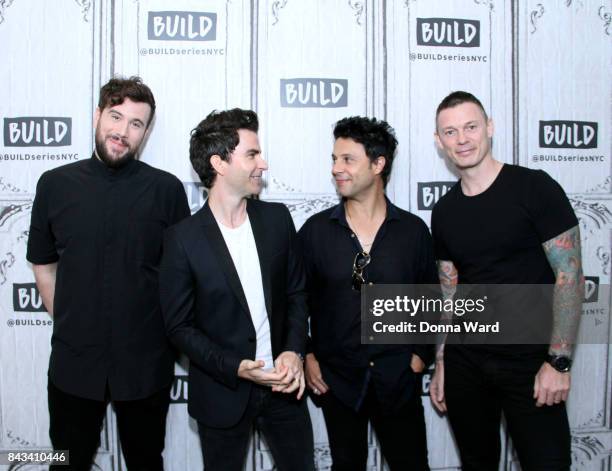 Jaime Morrison, Kelly Jones, Adam Zindani and Richard Jones of Stereophonics appear to promote "Scream Above The Sounds" during the BUILD Series at...