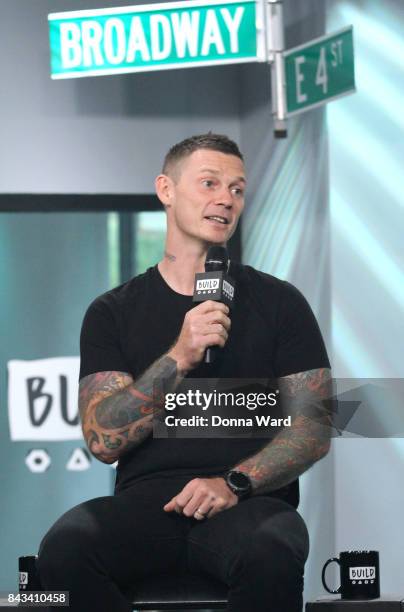 Richard Jones of Stereophonics appears to promote "Scream Above The Sounds" during the BUILD Series at Build Studio on September 6, 2017 in New York...