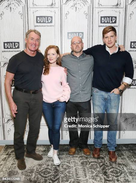 Actors John C. McGinley, Wrenn Schmidt and Zachary Spicer, and filmmaker Paul Shoulberg discuss their new movie "The Good Catholic" at Build Studio...