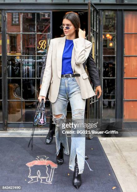 Kendall Jenner is seen on September 06, 2017 in New York City.