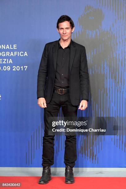 Christian Camargo walks the red carpet ahead of the 'Wormwood' screening during the 74th Venice Film Festival at Sala Giardino on September 6, 2017...