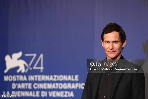 Christian Camargo walks the red carpet ahead of the 'Wormwood' screening during the 74th Venice Film Festival at Sala Giardino on September 6, 2017...
